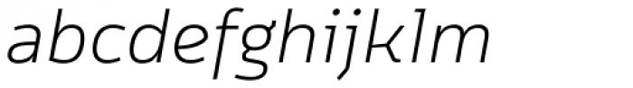 Cline Sans Light Italic