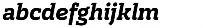Cline Slab Bold Italic