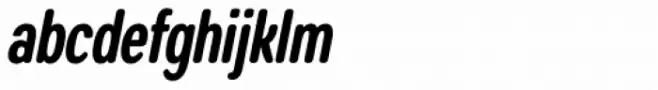 Coben Condensed Bold Italic
