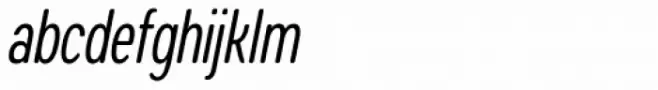 Coben Condensed Light Italic