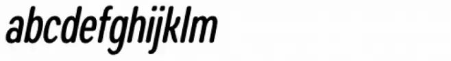 Coben Condensed Medium Italic