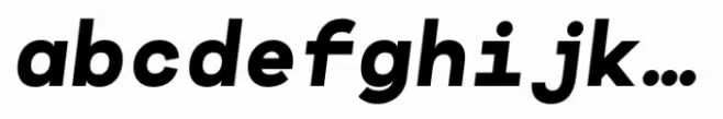 Codeworld Mono Black Italic