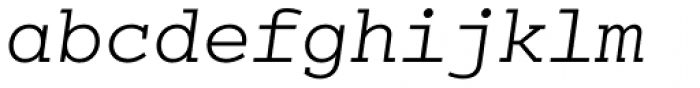 Colon Mono Alt Light Italic