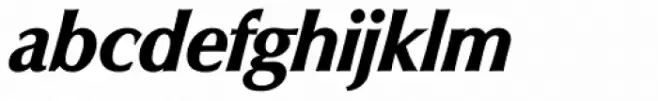 Columbia Serial ExtraBold Italic