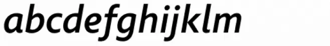 Comenia Sans Medium Italic