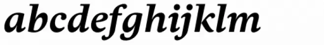 Comenia Serif Pro Bold Italic