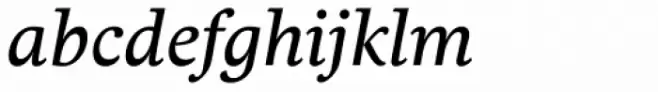 Comenia Serif Pro Italic
