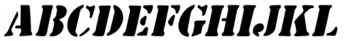Common Stencil Oblique JNL