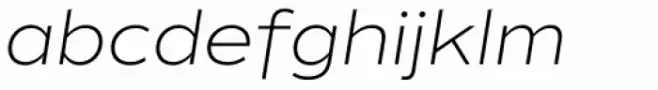 Commuters Sans Extra Light Italic
