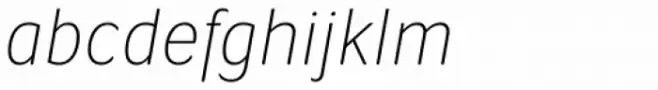 Condell Bio Light Italic