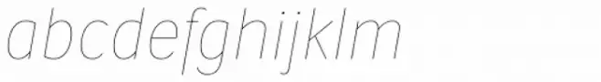 Condell Bio Thin Italic