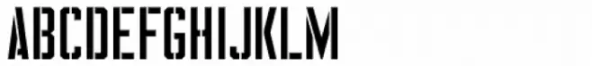 Condensed Stencil JNL