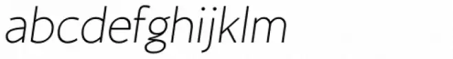 Conqueror Sans Thin Italic