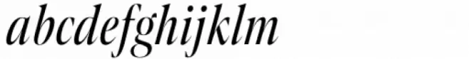 Contane Condensed Italic