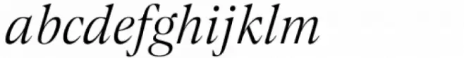 Contane Text Light Italic