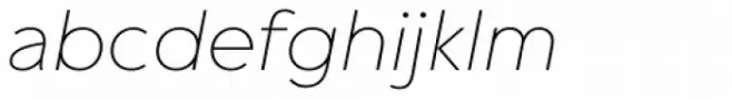 Contax Pro 36 Thin Italic