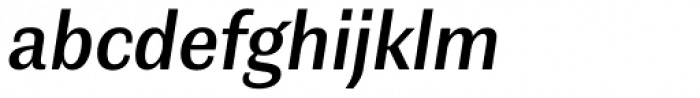 Contemporary Sans Demibold Italic