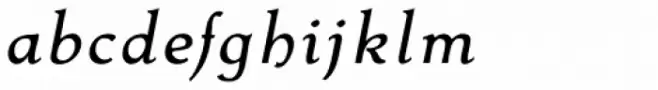 Contenu Italic