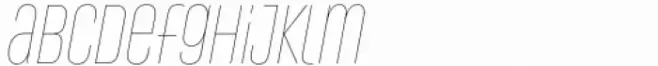 Conthey Hairline Nar 1 Italic