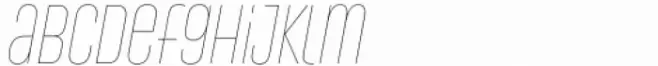 Conthey Hairline Nar 2 Italic