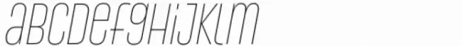 Conthey Thin Nar 3 Italic