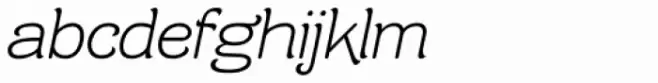 Contra Flare Light Italic