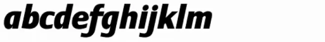 Contra Sans ExtraBold Italic