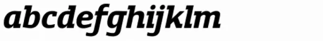 Contra Slab Bold Italic