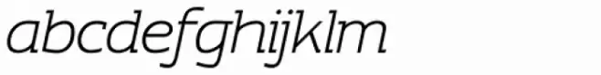Contra Slab Light Italic