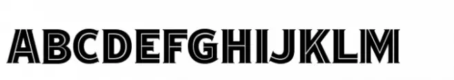 Copperplate New All styles Inline A variable