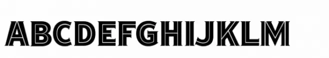 Copperplate New All styles Inline B variable
