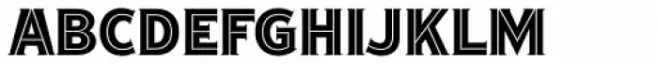 Copperplate New Inline B Condensed