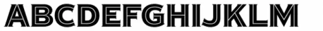 Copperplate New Inline B Semi Condensed