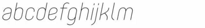 Core Mellow 15 Thin Italic
