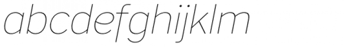 Core Sans A 15 Thin Italic
