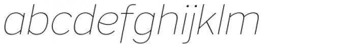 Core Sans AR 15 Thin Italic