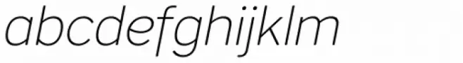 Core Sans AR 25 Extra Light Italic