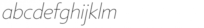 Core Sans B 15 Thin Italic