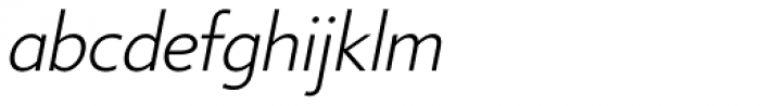 Core Sans B 25 Light Italic