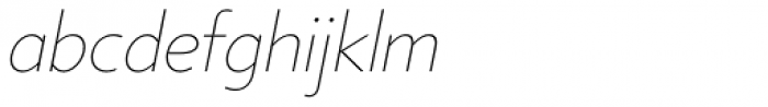 Core Sans BR 15 Thin Italic