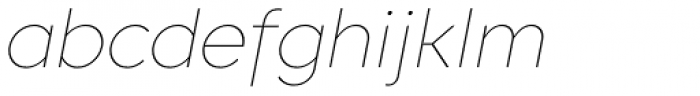 Core Sans C 15 Thin Italic