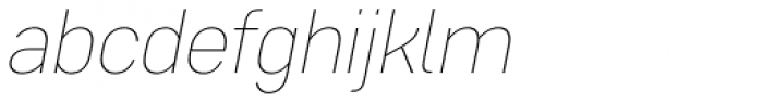 Core Sans D 15 Thin Italic