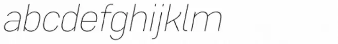 Core Sans DS 15 Thin Italic