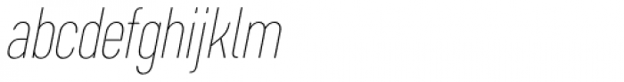 Core Sans DS 17 Cn Thin Italic