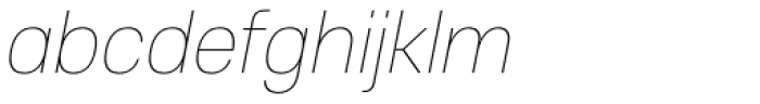 Core Sans E 15 Thin Italic