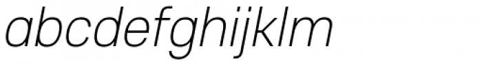 Core Sans E 25 Extra Light Italic
