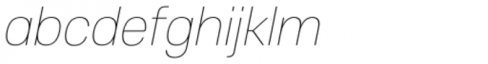 Core Sans ES 15 Thin Italic