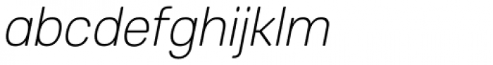 Core Sans ES 25 Extra Light Italic
