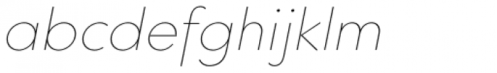 Core Sans G 15 Thin Italic