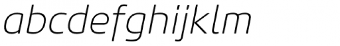 Core Sans M 25 ExtraLight Italic